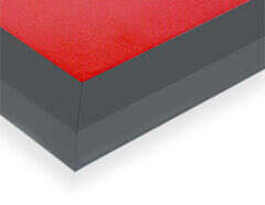 Lining profile for plastic and foam board