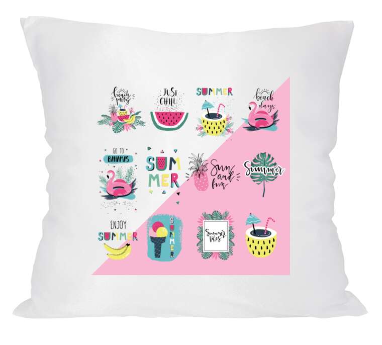 Pillows Pink summer