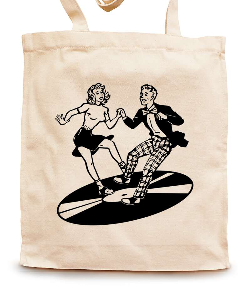Shopping bags Dance retro