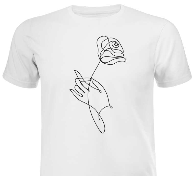 Майки, футболки Графика роза
