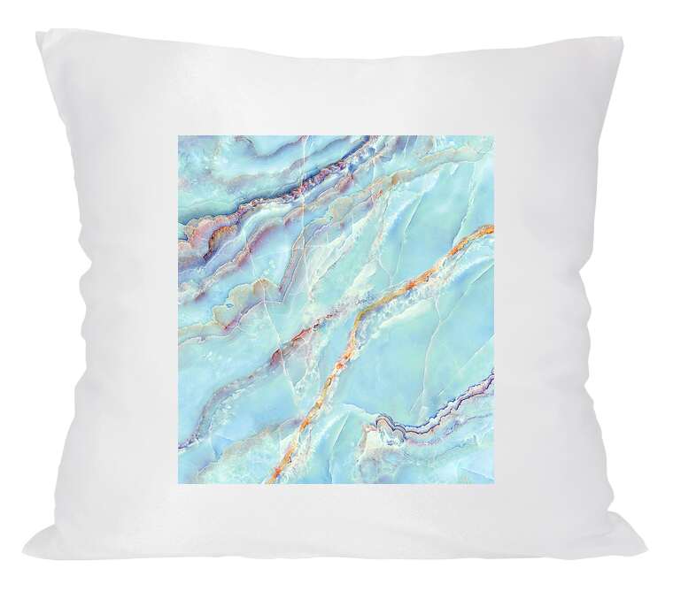 Pillows Blue marble