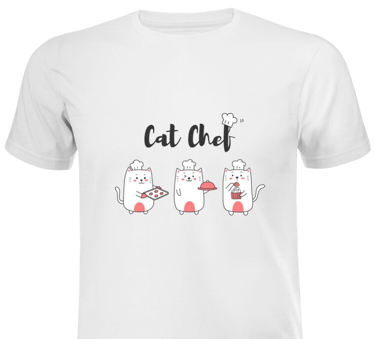 T-shirts, T-shirts Cat chef