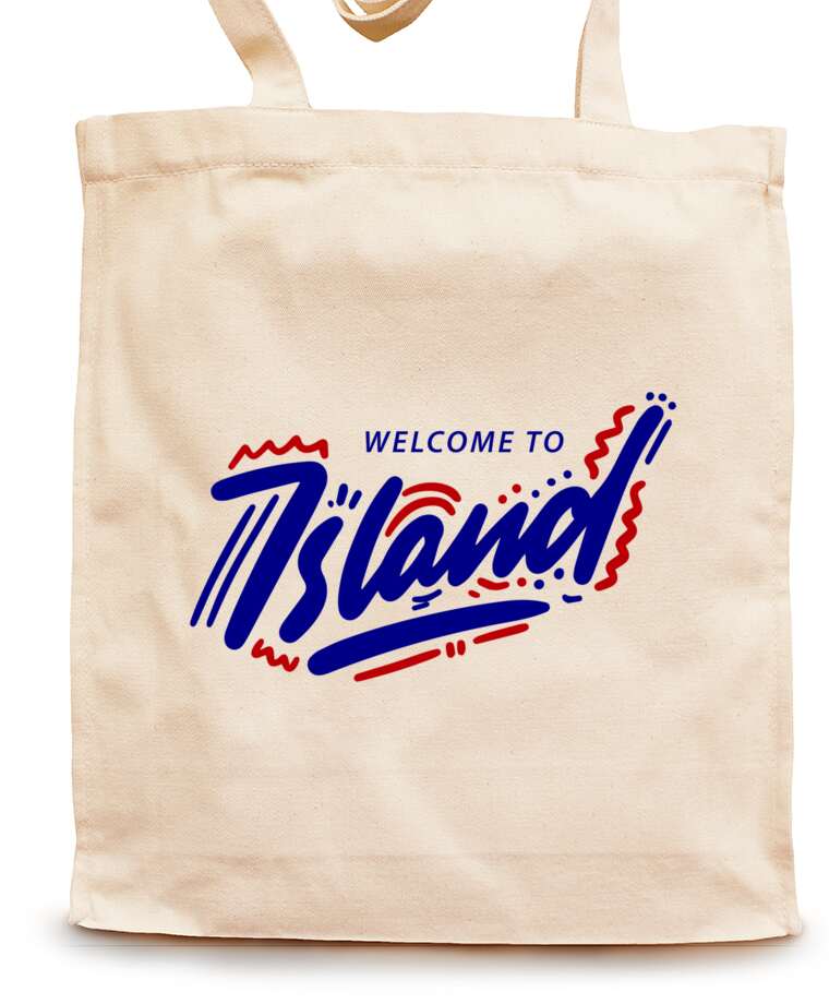 Shopping bags Welcome to island