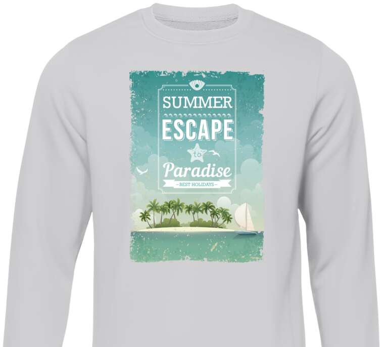 Sweatshirts Typography background for summer