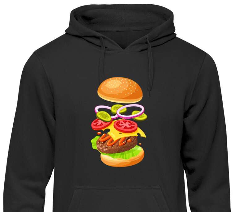 Hoodies, hoodies Hearty Burger