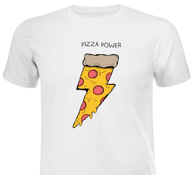 Майки, футболки Мощная пицца