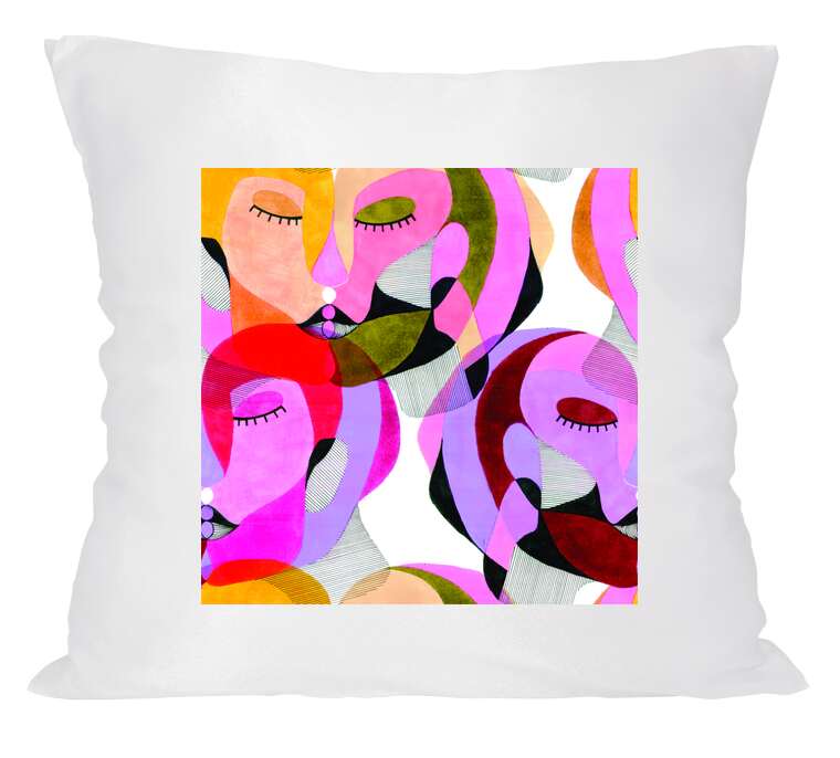 Pillows Face abstraction