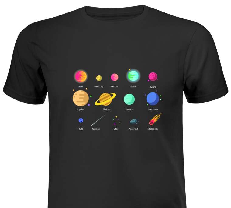 Майки, футболки Объекты космоса