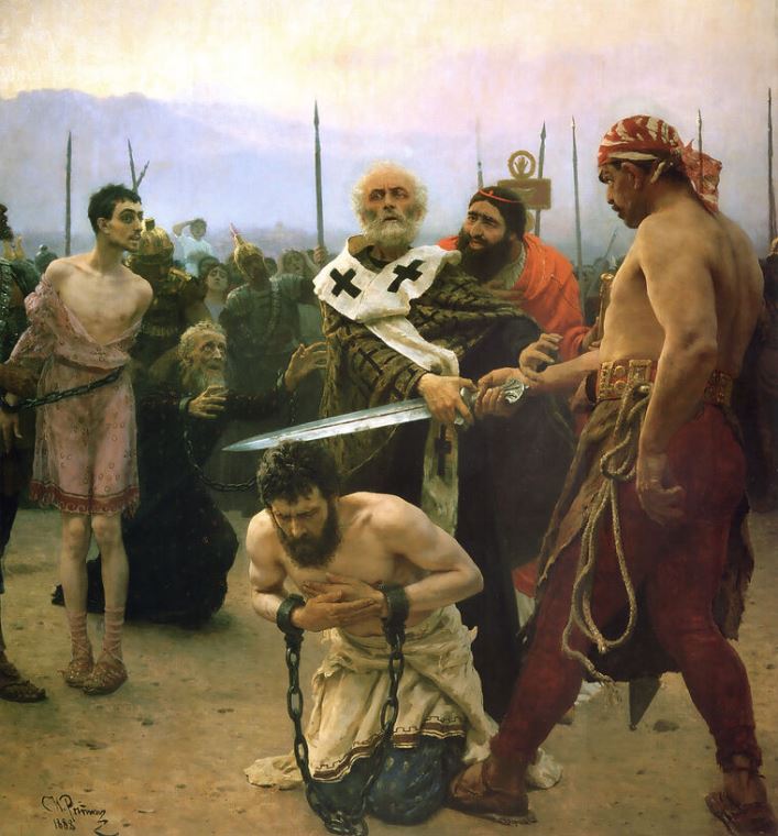 Репродукции картин Nicholas of Mirlikiysky relieves three innocent convicts from the death penalty