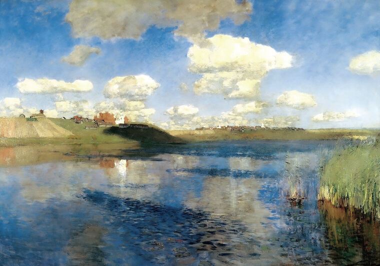 Paintings Lake. Russia