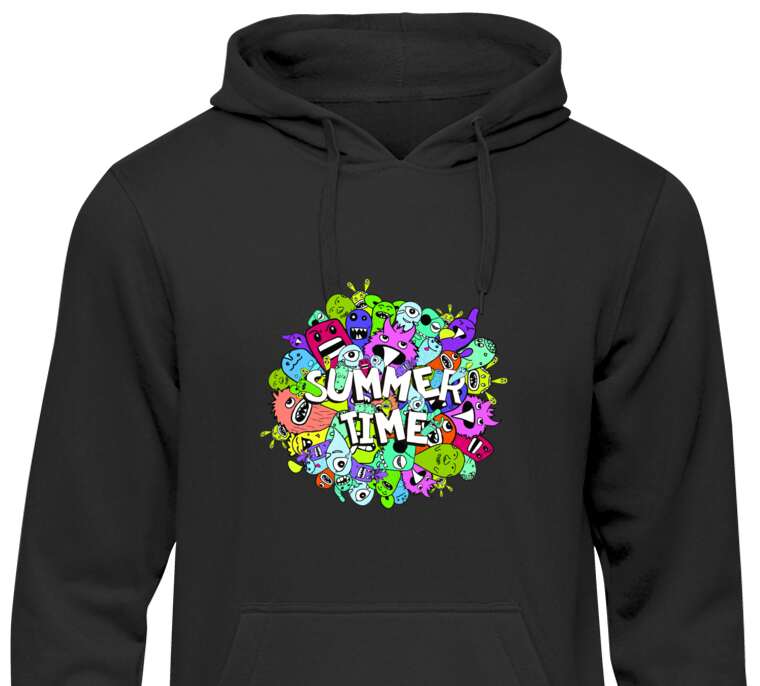 Hoodies, hoodies Colorful characters and lettering