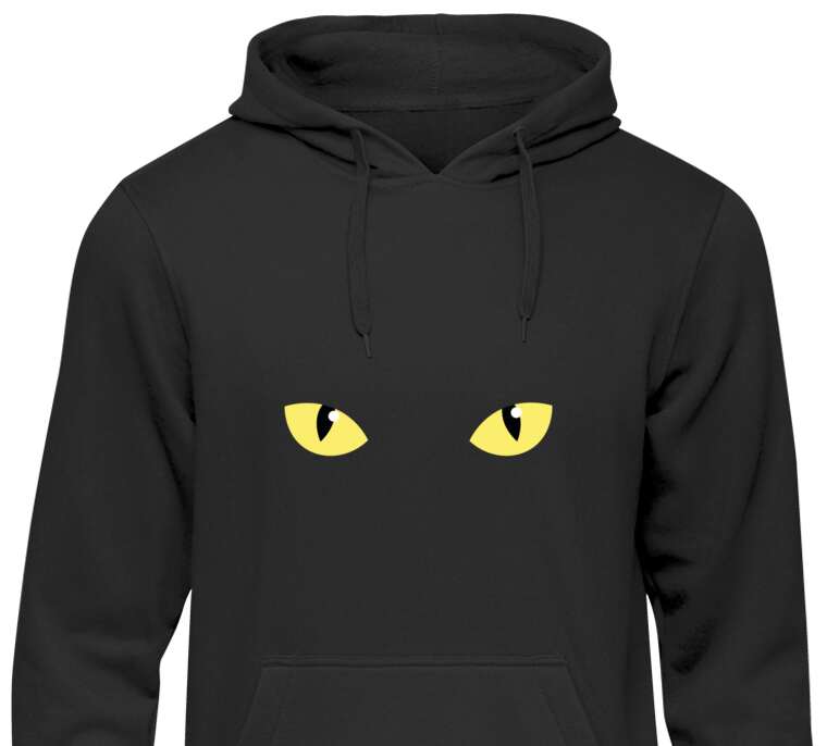 Hoodies, hoodies A cat's eye from the darkness