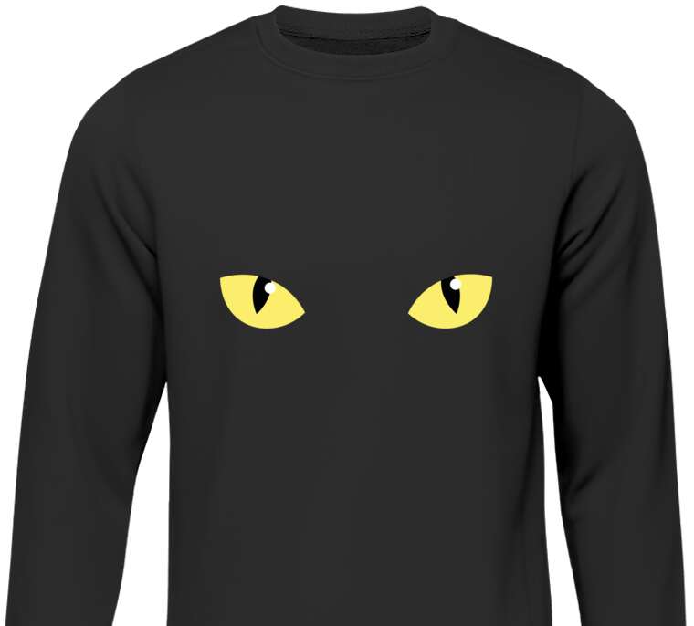 Sweatshirts A cat's eye from the darkness