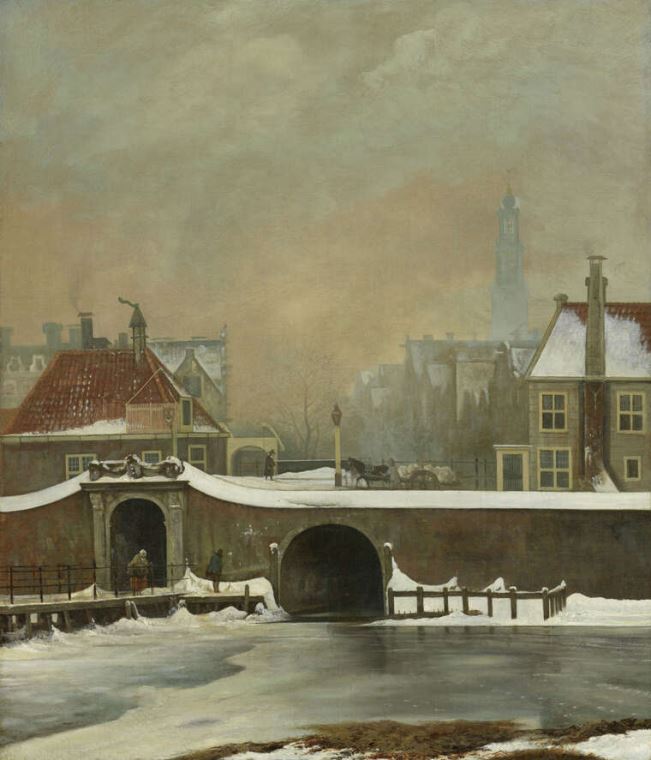 Картины Wouter Johannes van Trostwijk, "Raamportier in Amsterdam", 1809