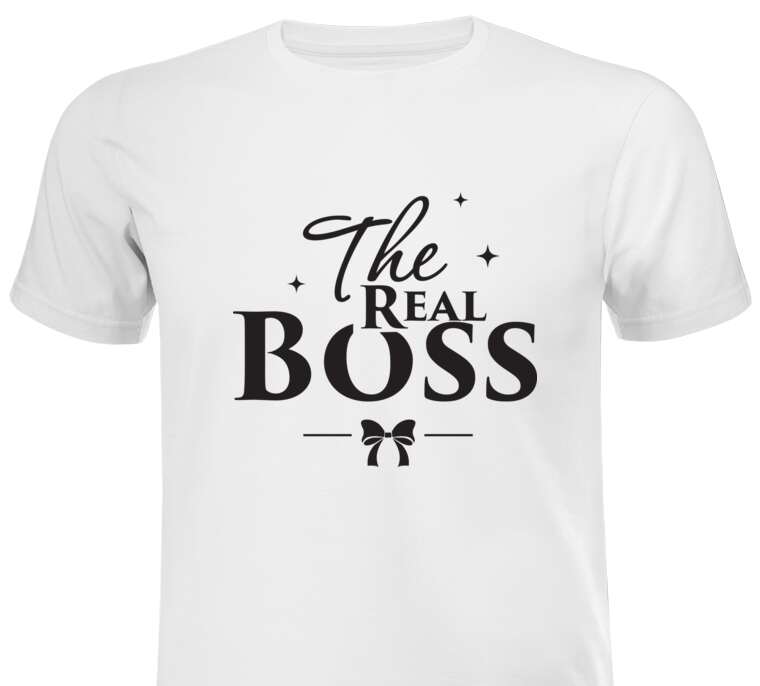 Майки, футболки The real boss