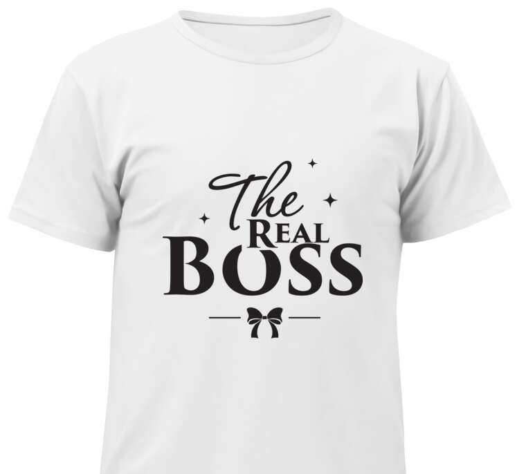 Майки, футболки детские The real boss