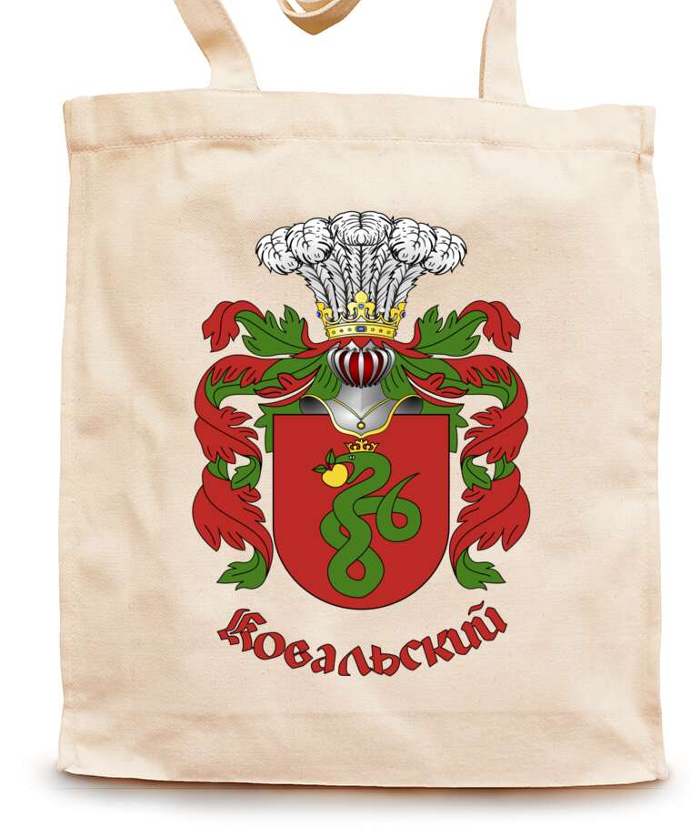 Shopping bags Family coat of arms.