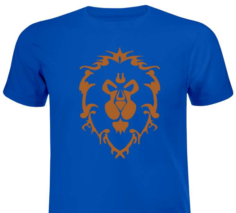 T-shirts, T-shirts The crest of the Alliance World of Warcraft
