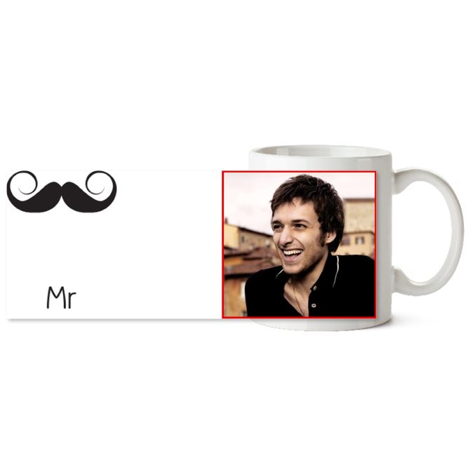 Mugs With a mustache "Mister"