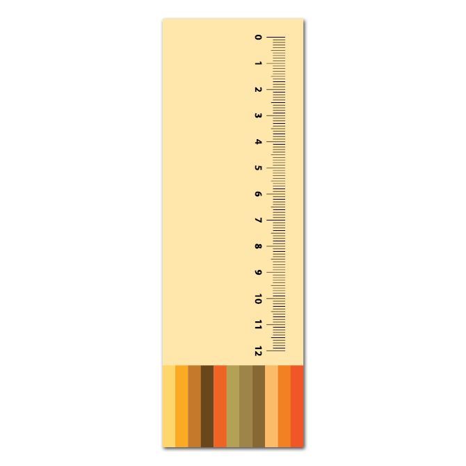Bookmarks for books Beige stripe