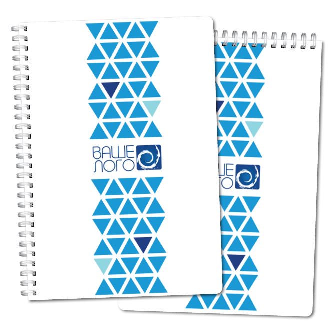 Notebooks Blue geometry