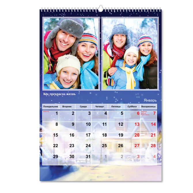 Flip calendars Winter's tale