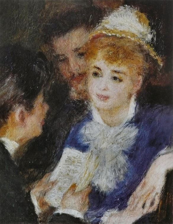 Картины Pierre Auguste Renoir Reading the Part