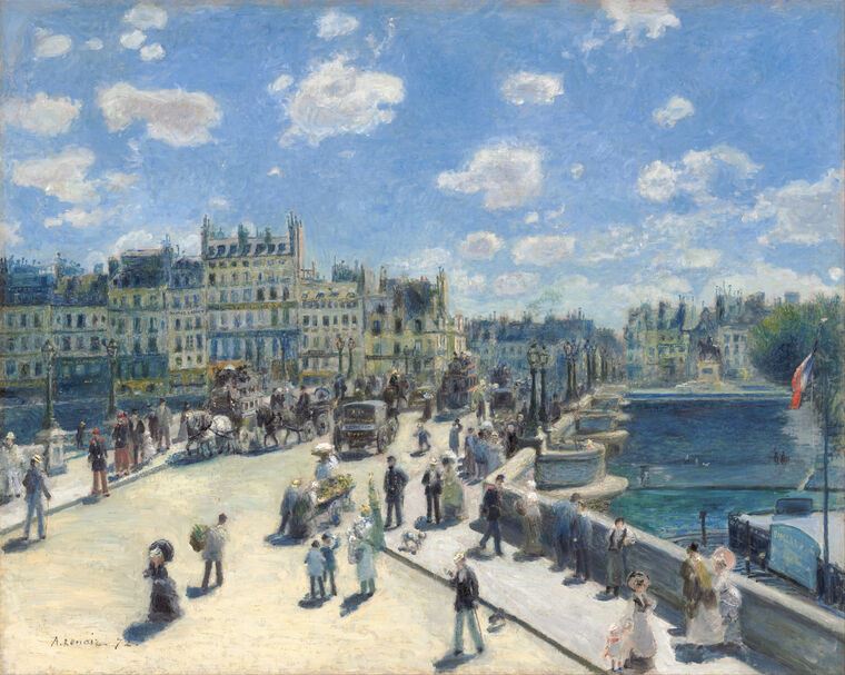 Картины Pierre Auguste Renoir Le Pont-Neuf, Paris