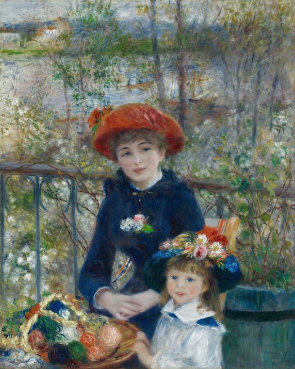 Картины Pierre Auguste Renoir Two Sisters (On the Terrace)