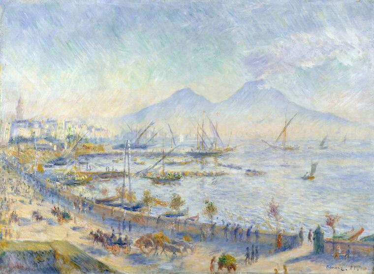 Картины Pierre Auguste Renoir The Bay of Naples (Morning)
