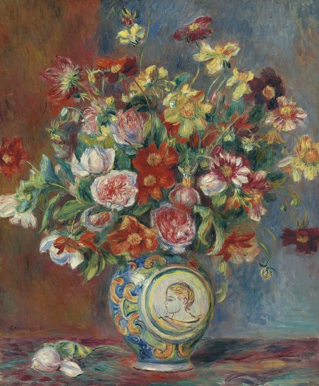 Картины Pierre Auguste Renoir Vase of Flowers