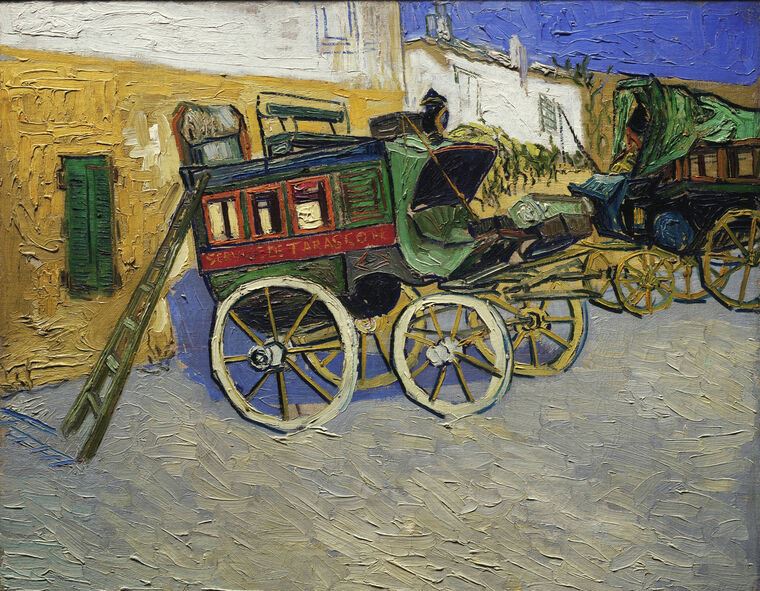 Картины Vincent Van Gogh The Tarascon Diligence