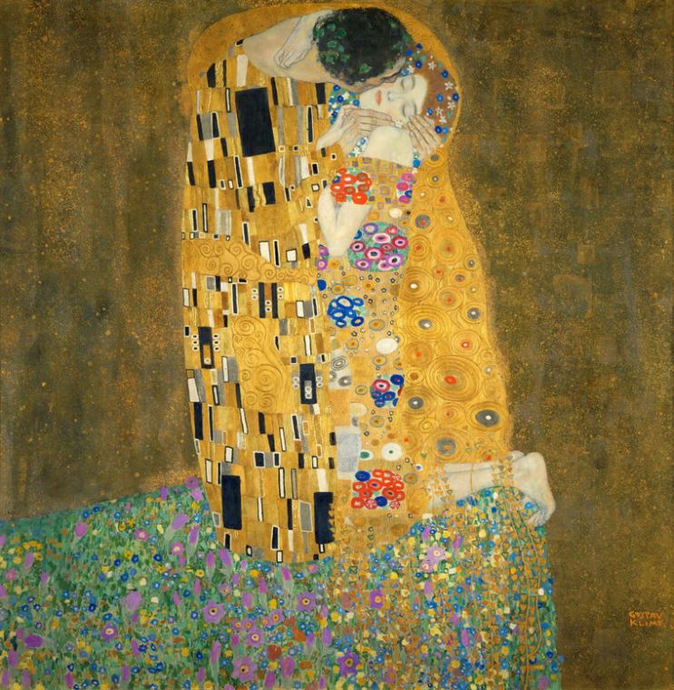 Картины Gustav Klimt The Kiss