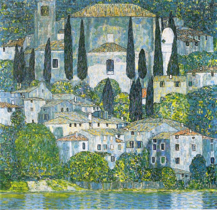 Картины Gustav Klimt Church in Cassone