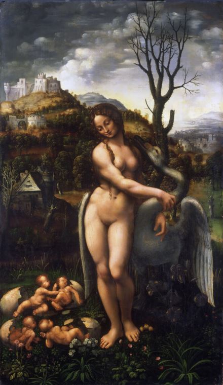 Картины Leonardo da Vinci Leda and the Swan (Francesco Melzi)