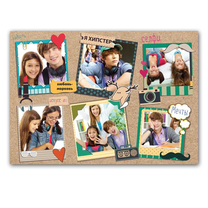 Magnets with photo, logo Youth