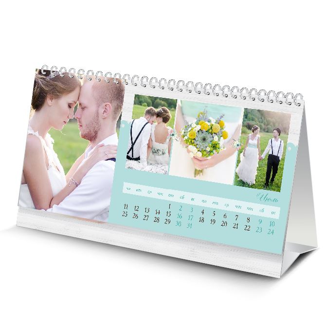 Desktop flip calendars Tender love