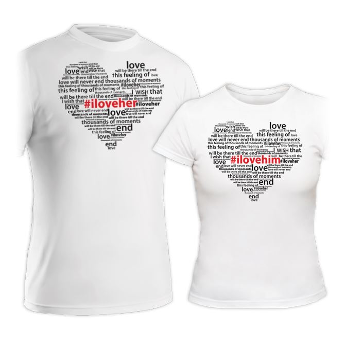 Парные, семейные майки, толстовки, свитшоты T-shirt steam room #ilovehim #iloveher