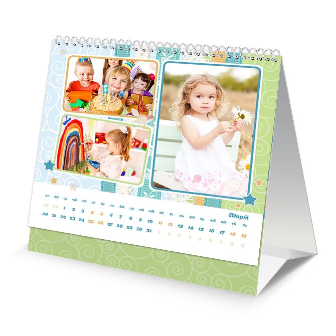 Desktop flip calendars Baby universal
