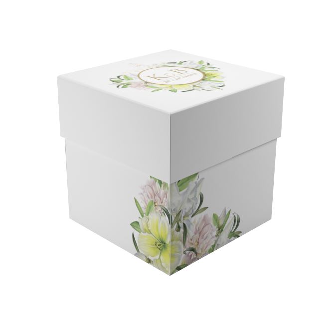 Miniature Boxes, Bonbonnieres Heart of lilies