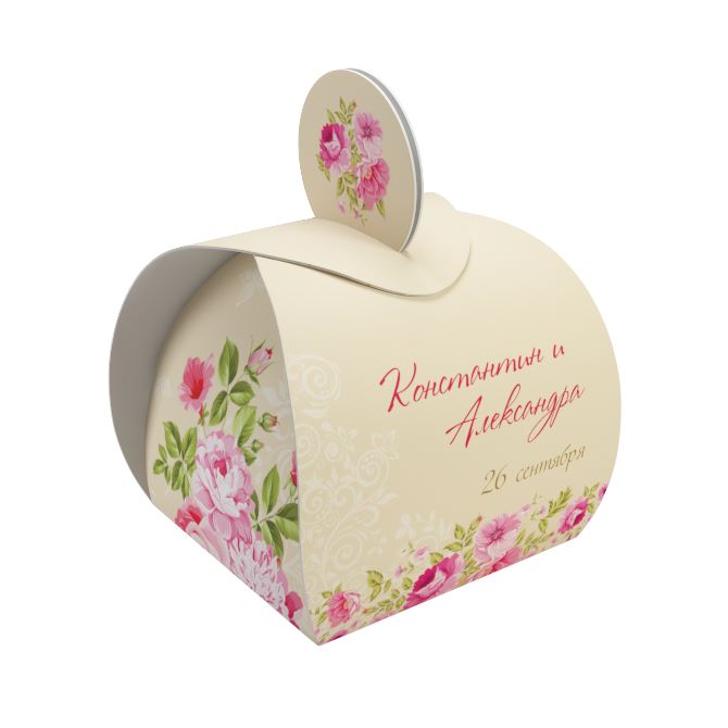 Miniature Boxes, Bonbonnieres Laced with roses