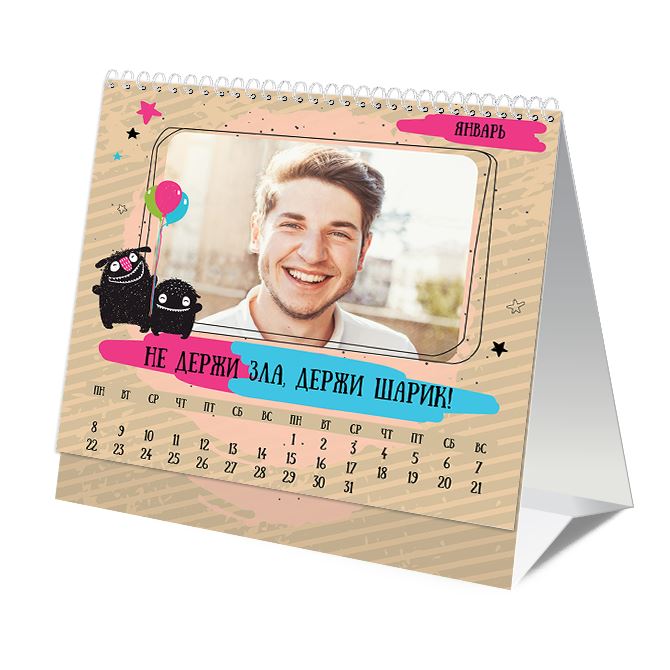 Desktop flip calendars Positive wishes