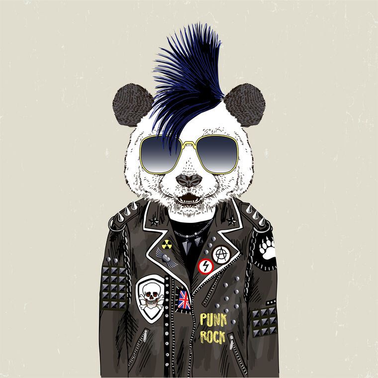 Картины Panda-punk