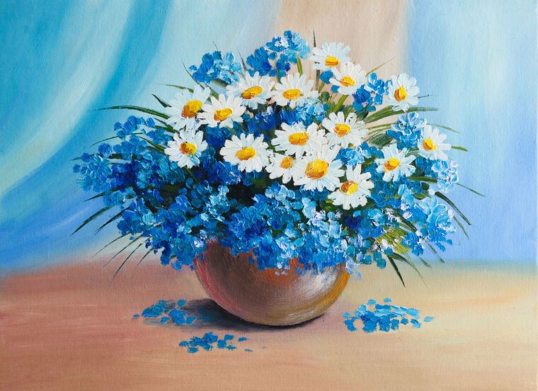 Картины Bouquet with daisies