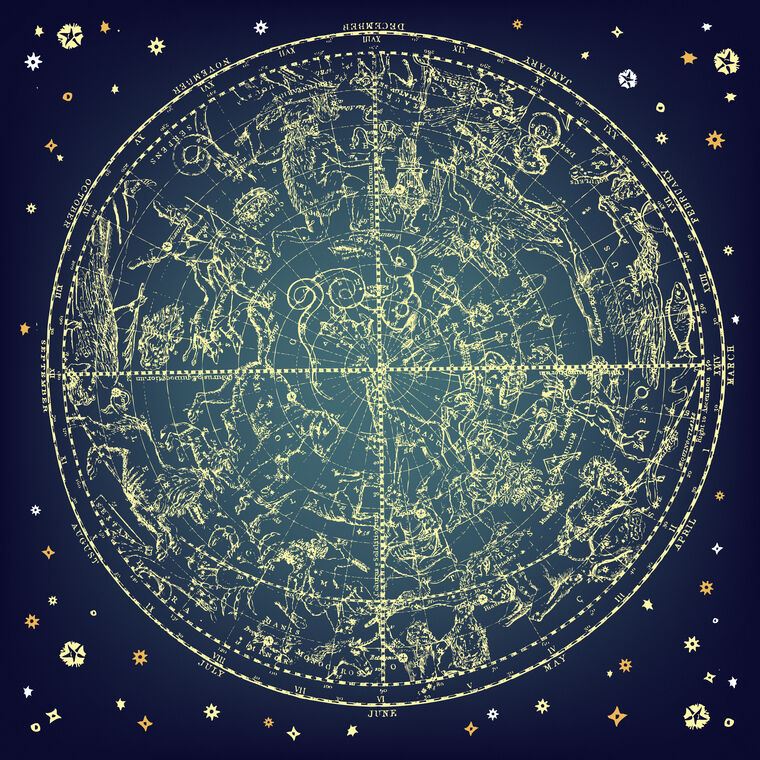 Фотообои Zodiacal constellation