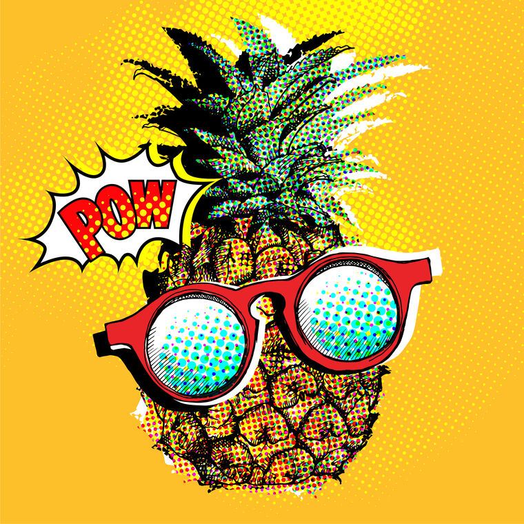 Картины Funny pineapple