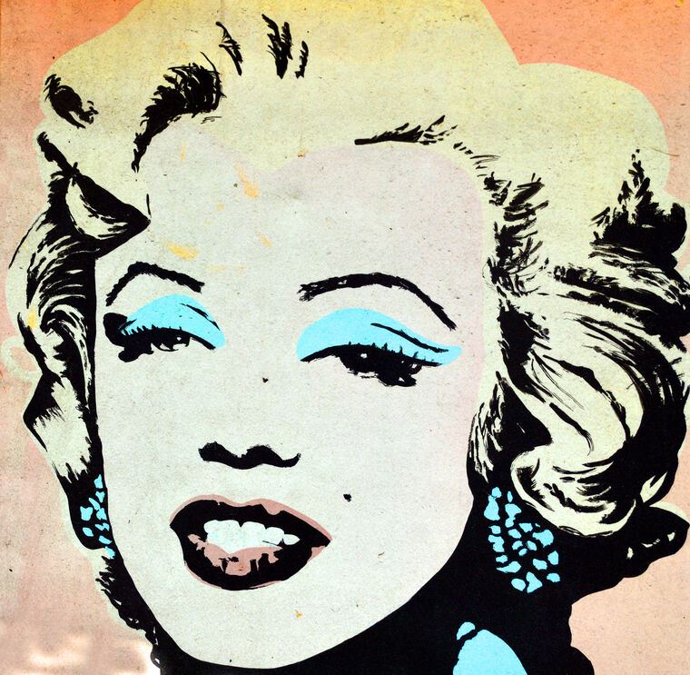 Картины Marilyn Monroe street art