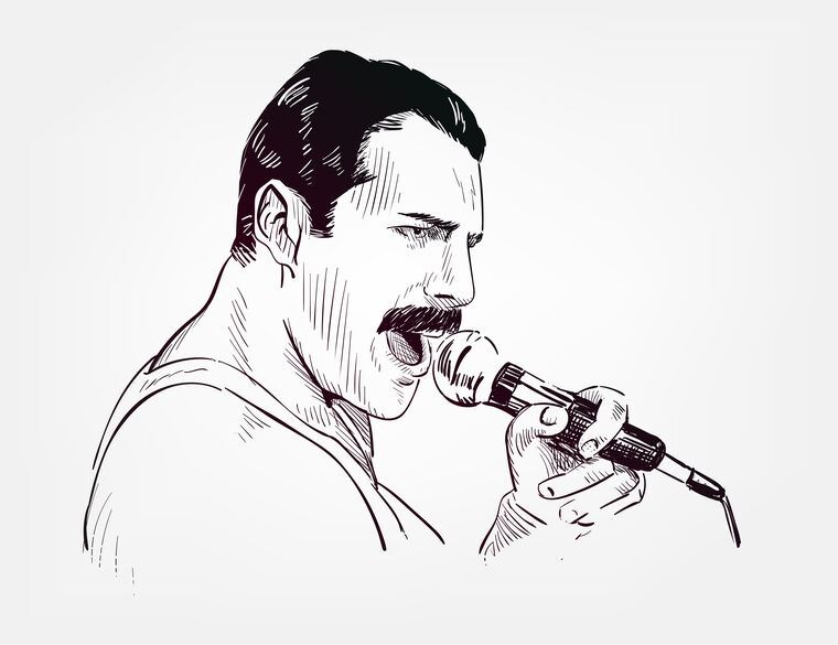 Картины Freddie mercury graphics