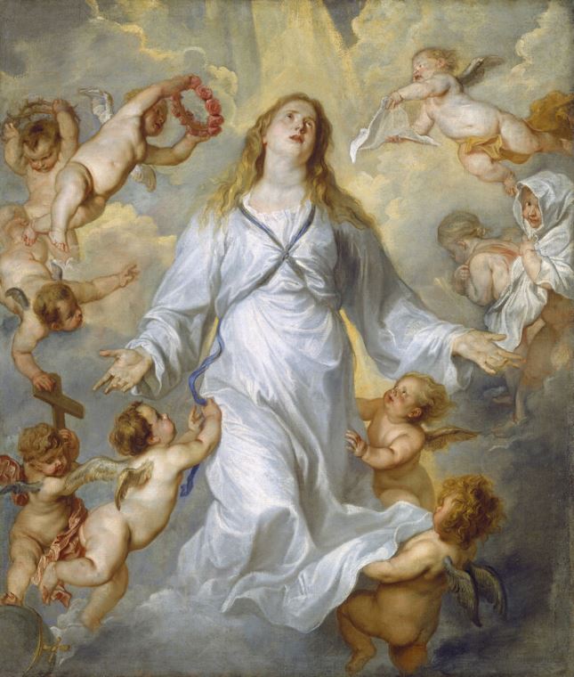 Картины The virgin Protectress (Anthony van Dyck)