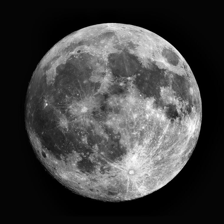 Купить и печать на заказ Картины Фото Луны